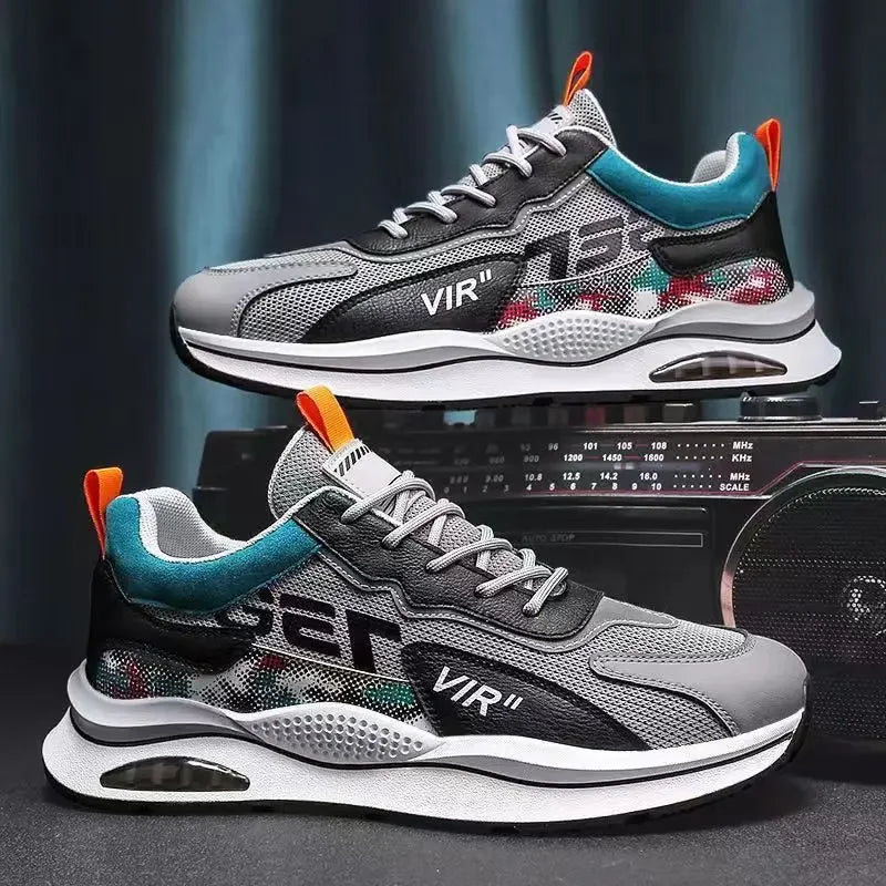 Men's Shoes Fashion 2024 Breathable Mesh Casual Shoes Student Running Lace Up Comfort Sports Shoes Sneakers Zapatillas De Hombre