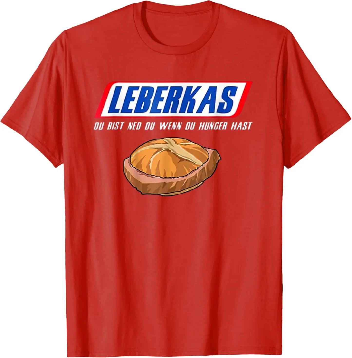 ‌Leberkas Du Bist Ned Du Wenn Du Hunger Hast Funny T Shirt Men Women Cotton Round Neck Breathable Casual Vintage New Arrival