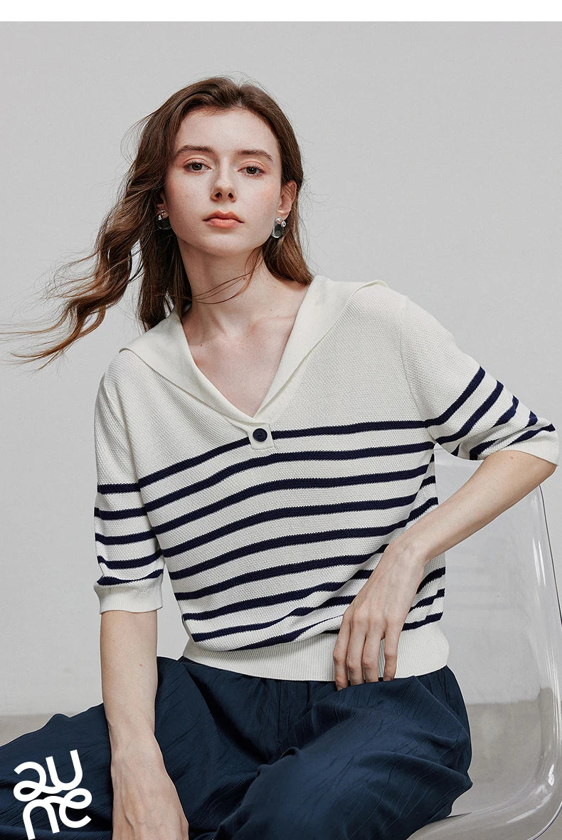 TOYOUTH  Women Knitwear 2025 Summer New Tops 8523015