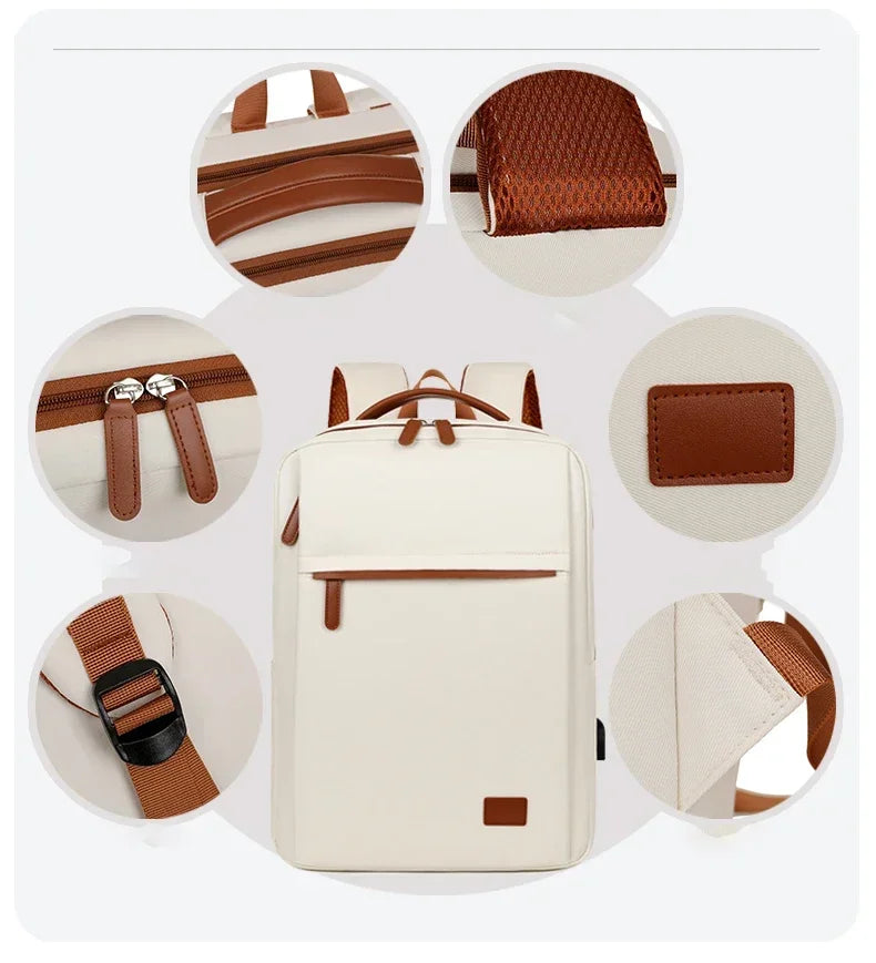 New Computer Bag, Backpack, Men's and Women's Large Capacity Travel, Commuting, Business, College Student Backpack