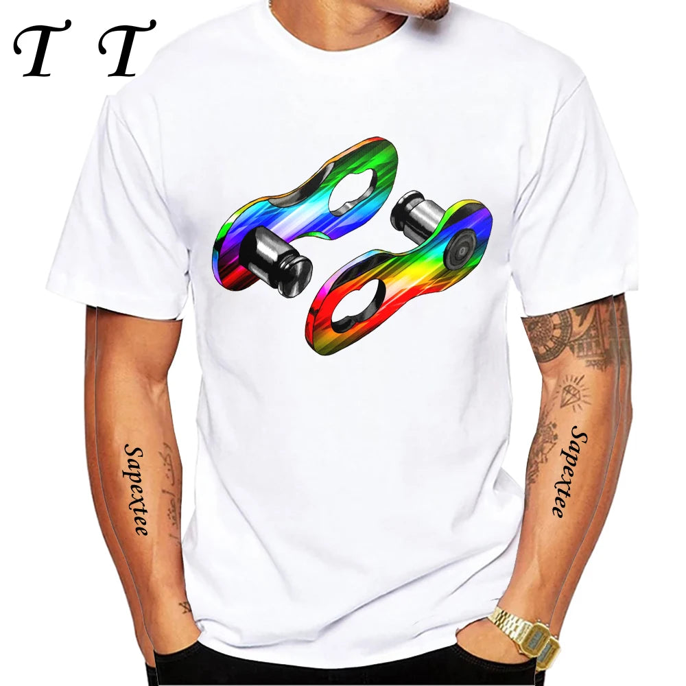Travel On Gravel Bikepacking Print T-Shirt Summer Men Short Sleeve Funny Bicycle Sport Boy Tops Anatomy Bike Cycling Casual Tees