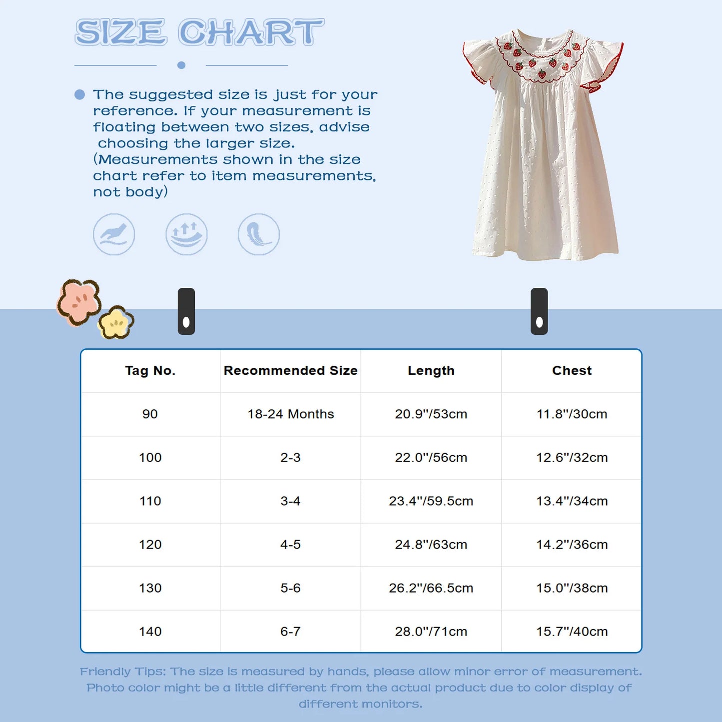 Kids Girls Summer Fashion Casual Sweet A-line Dress Playwear Sundress for Birthday Party Daily School Beach Vacation Photography