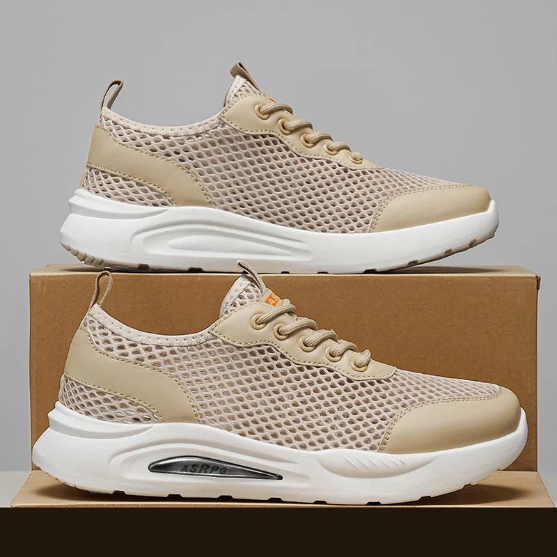 New Summer Sports Shoes for Men, Versatile Low-Top Trendy Running Shoes, Casual Mesh Fashion Shoes Suitable for Outdoor Sports