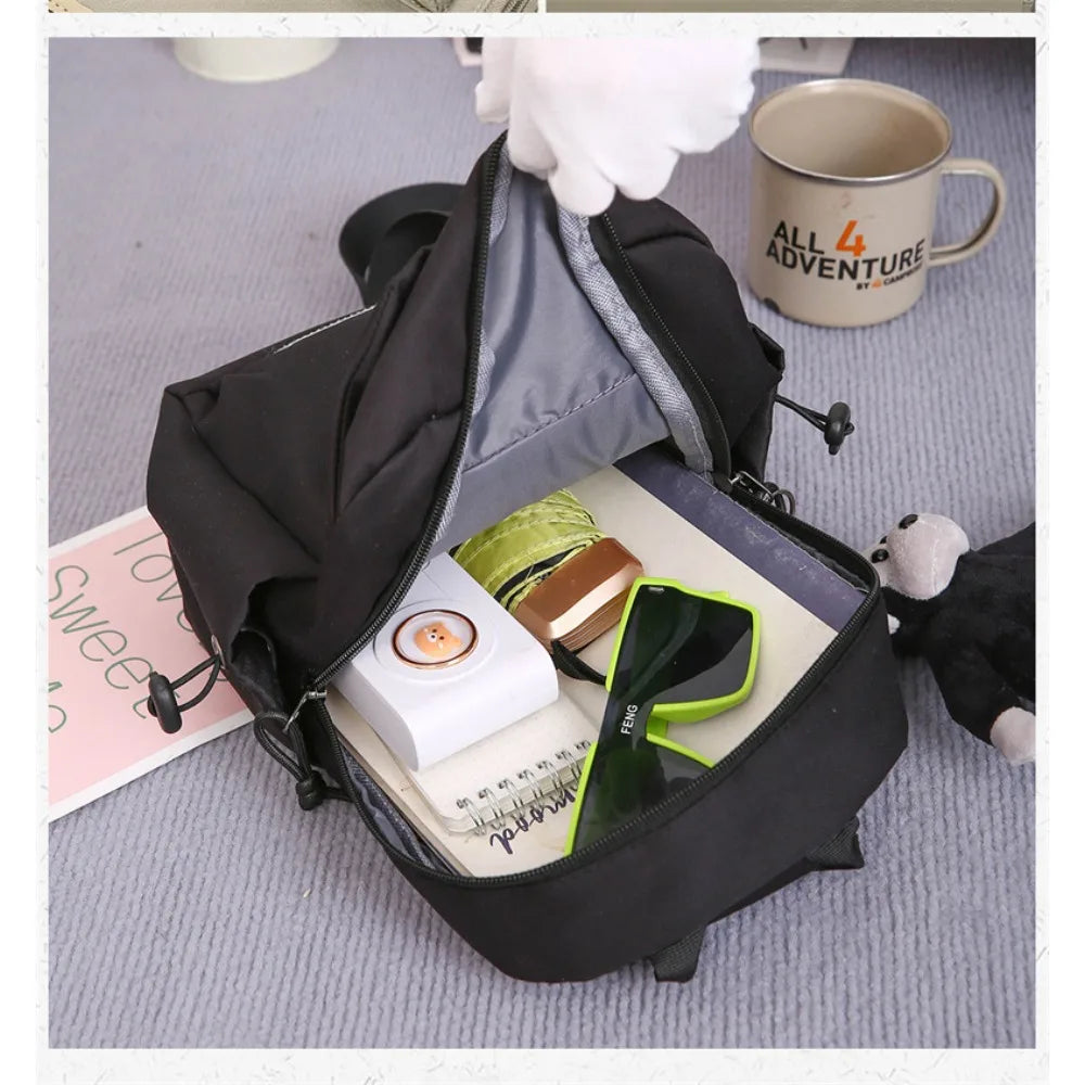 Men's Nylon Crossbody Bag - Multi-Pocket Stylish Casual Sling for Outdoor Activities Cycling and Hiking Crossbody Luxury Bag