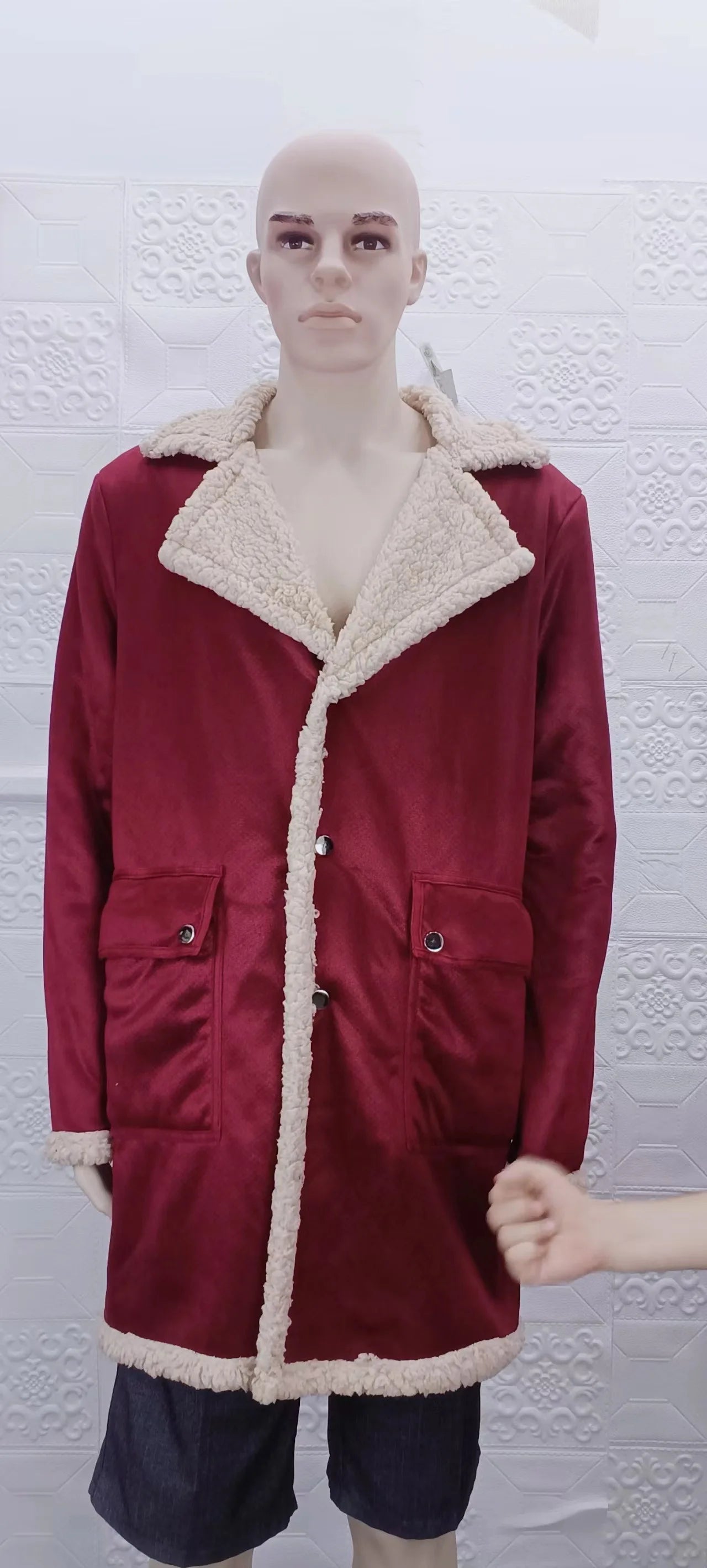 2025 Men's Coats Winter Jackets Leather and Fur Integrated Autumn Winter Products Thickened Faux Fur Long Jacket Male Clothing