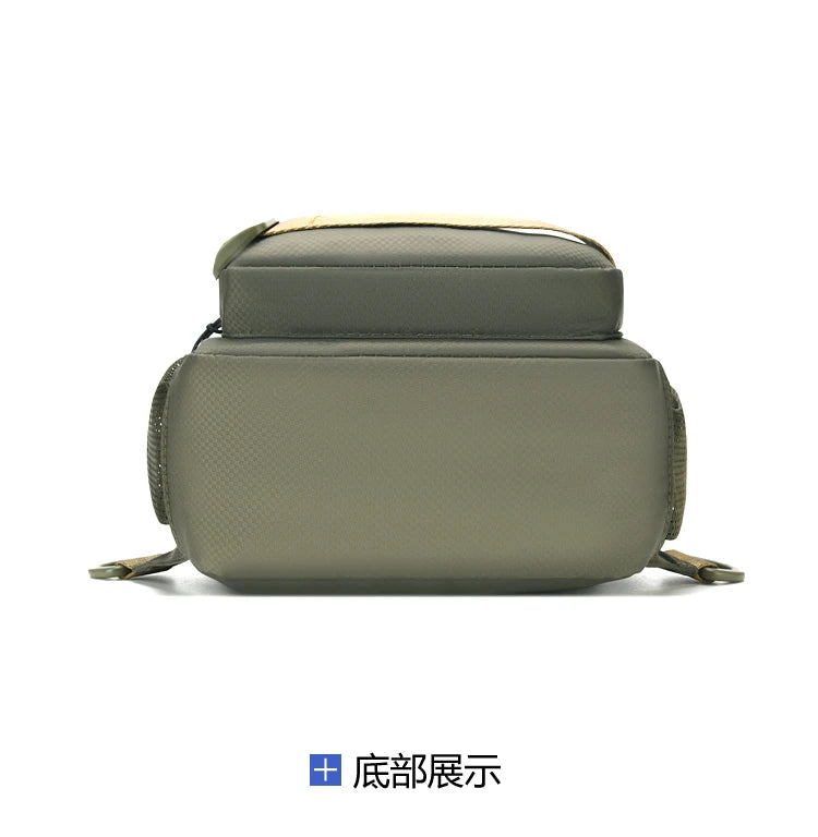 Large Capacity Men's Waist Packs Crossbody Bag High Quality Light Oxford Chest Pack Fashion Casual Men's Handbag Shoulder Bag