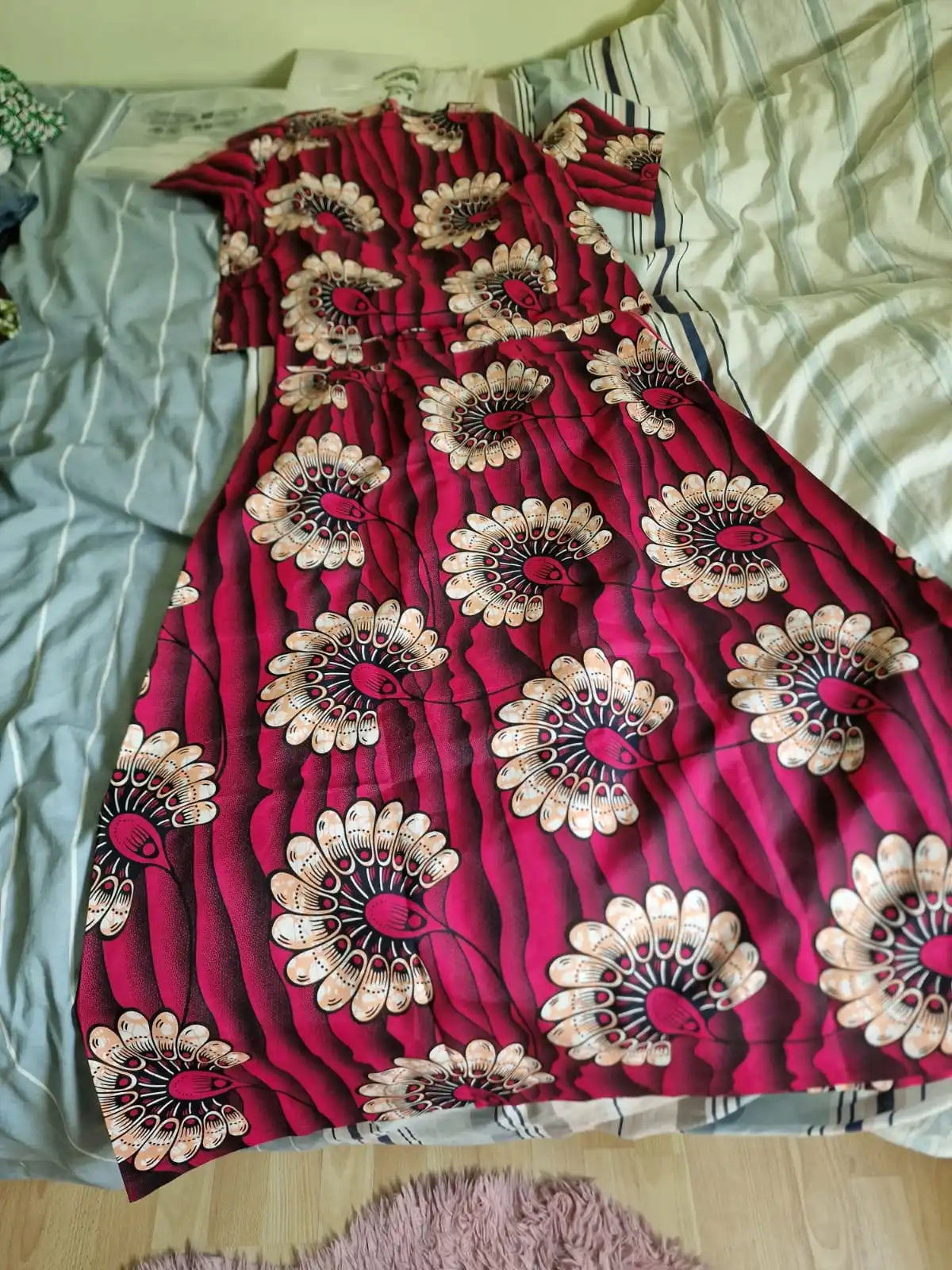 New Fashion Africa Print Clothes Original Design Ankara Outfits Short Tops Patch Skirts Tailor Made African Party Garments