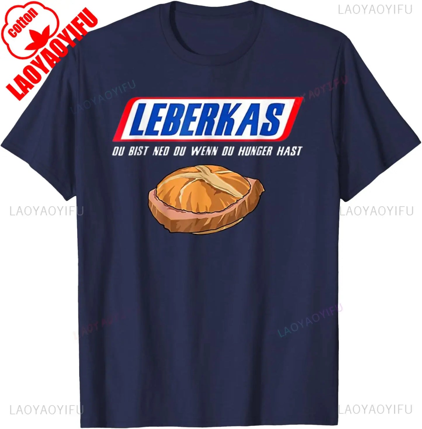 ‌Leberkas Du Bist Ned Du Wenn Du Hunger Hast Funny T Shirt Men Women Cotton Round Neck Breathable Casual Vintage New Arrival