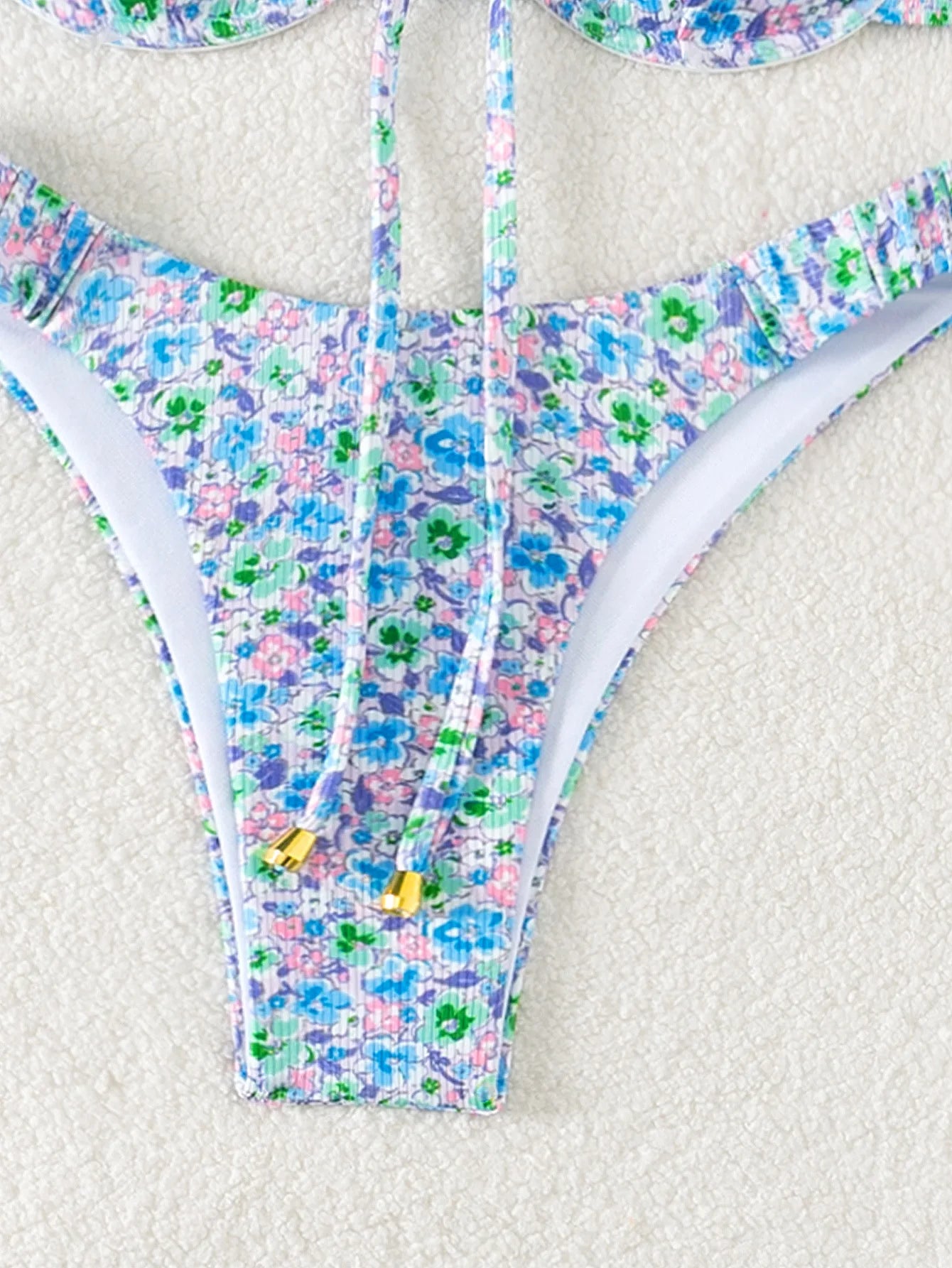 Floral Print Bathing Suit Brazilian Biquinis Swimming Suit for Women 2025 New Summer Bikini Micro Swimsuit Sexy Swimwear Bather