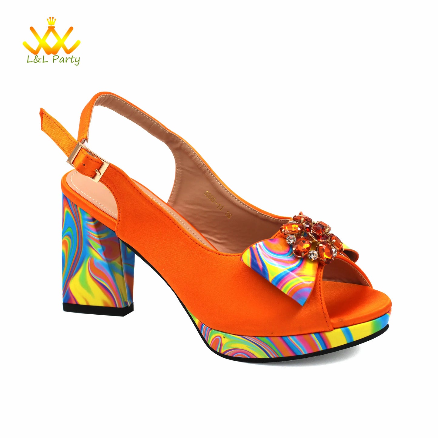 Coffee Color INS Hot Sale New Arrivals 2024 Italian Design Shoes Matching Bag Set Super High Heels Pumps for Garden Party