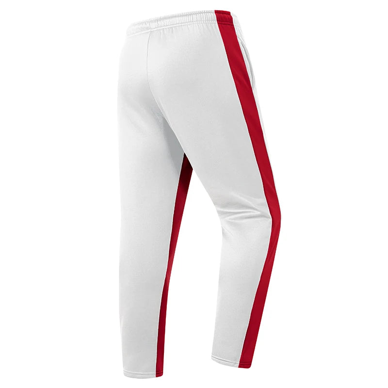 Mens Athletic Workout Running Jogging Sweatpants Fall Winter Warm Cozy Joggers Pants Colorblock Patchwork Trousers Activewear