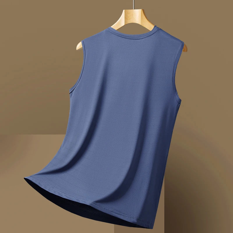 YJKVUR Sports Quick Dry Sleeveless T-Shirt for Men Summer Men Basketball Gym Clothing Breathable Lightweight Plus Size Tank Top