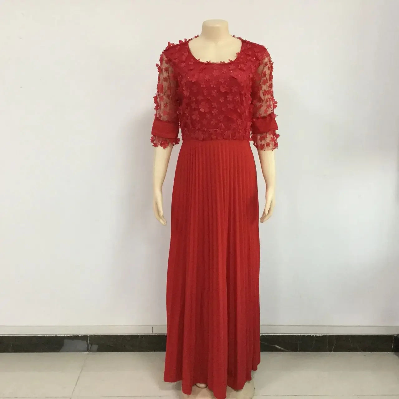 African Dresses For Women 2025 Africa Clothing Muslim Pleated Long Dress Fashion African Maxi Dress For Lady