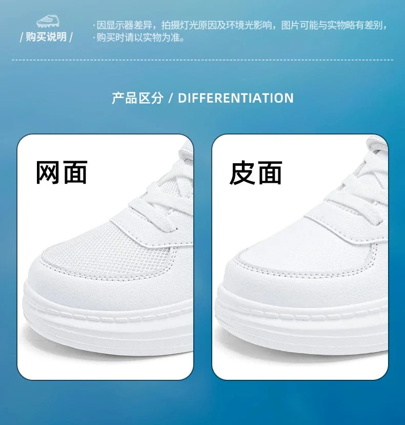 Children's Sneakers Kids Fashion Design White Non-slip Casual Shoes for Boys Girls Hook Breathable Sneakers Toddler Outdoor Shoe