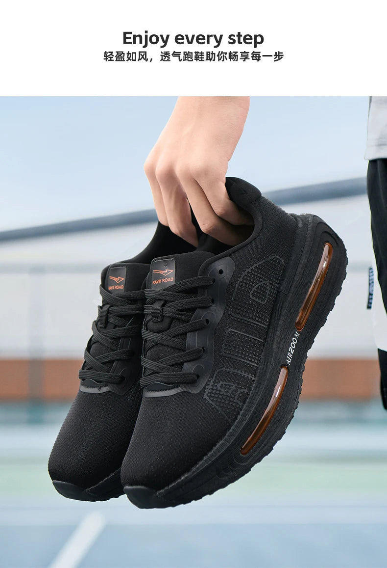 Men Sports Running Shoes Casual Marathon Breathable Lightweight Women's Comfortable Athletic Nonskid Walking Sneakers Outdoors