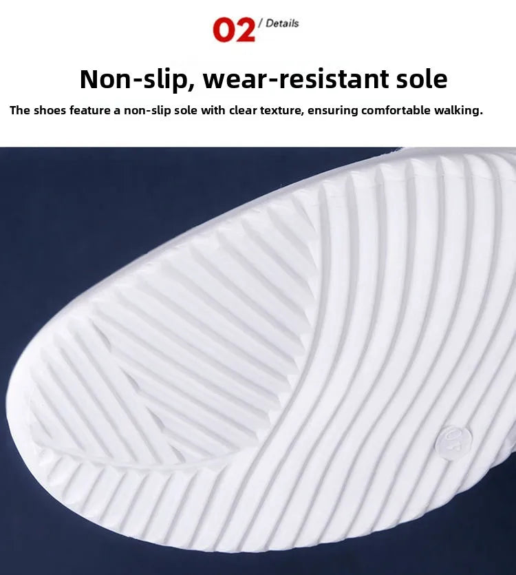 Spring New Fashionable Men's Running Shoes Leisure Style Youth Trendy Sports Shoes Low Top round Toe Rubber Outsole Mesh Lining