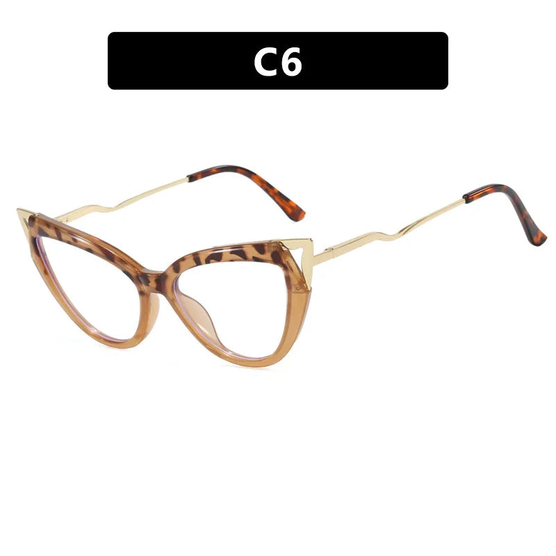 Plain Glasses Anti-Blue Light No Makeup Glasses Frame Fashionable Stylish Glasses Frame