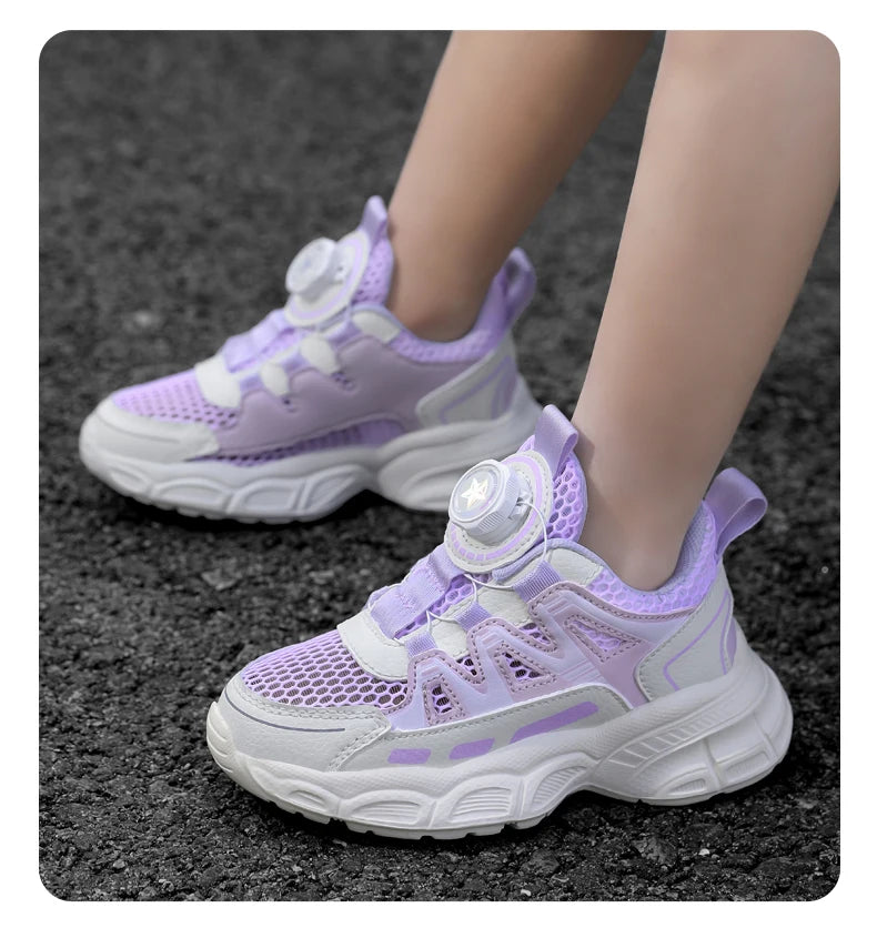 Children Casual Shoes for Girls Breathable Mesh Sneakers for Kids Summer Comfortable Outdoor Walking Shoes Fashion Sports Shoes