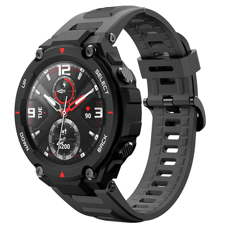 Soft Silicone Bracelet Strap for Huami Amazfit T-REX Sport Strap Replacement Watchband for Xiaomi Huami Amazfit T rex Pro Correa