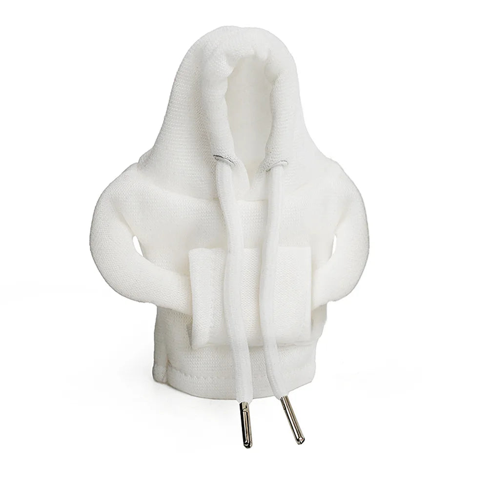 Hoodie Creative Car Handle Gear Shift Knob Lever Cover Fashion Cute Car Gear Sweatshirt Change Lever Cover Interior Accessories