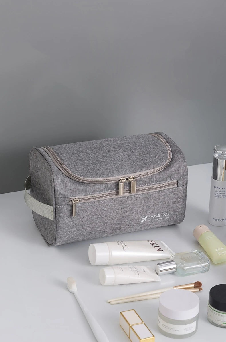 Portable Travel Toiletry Bag Large Capacity Folding Storage Bag Hook Multifunctional Storage Bag Sub