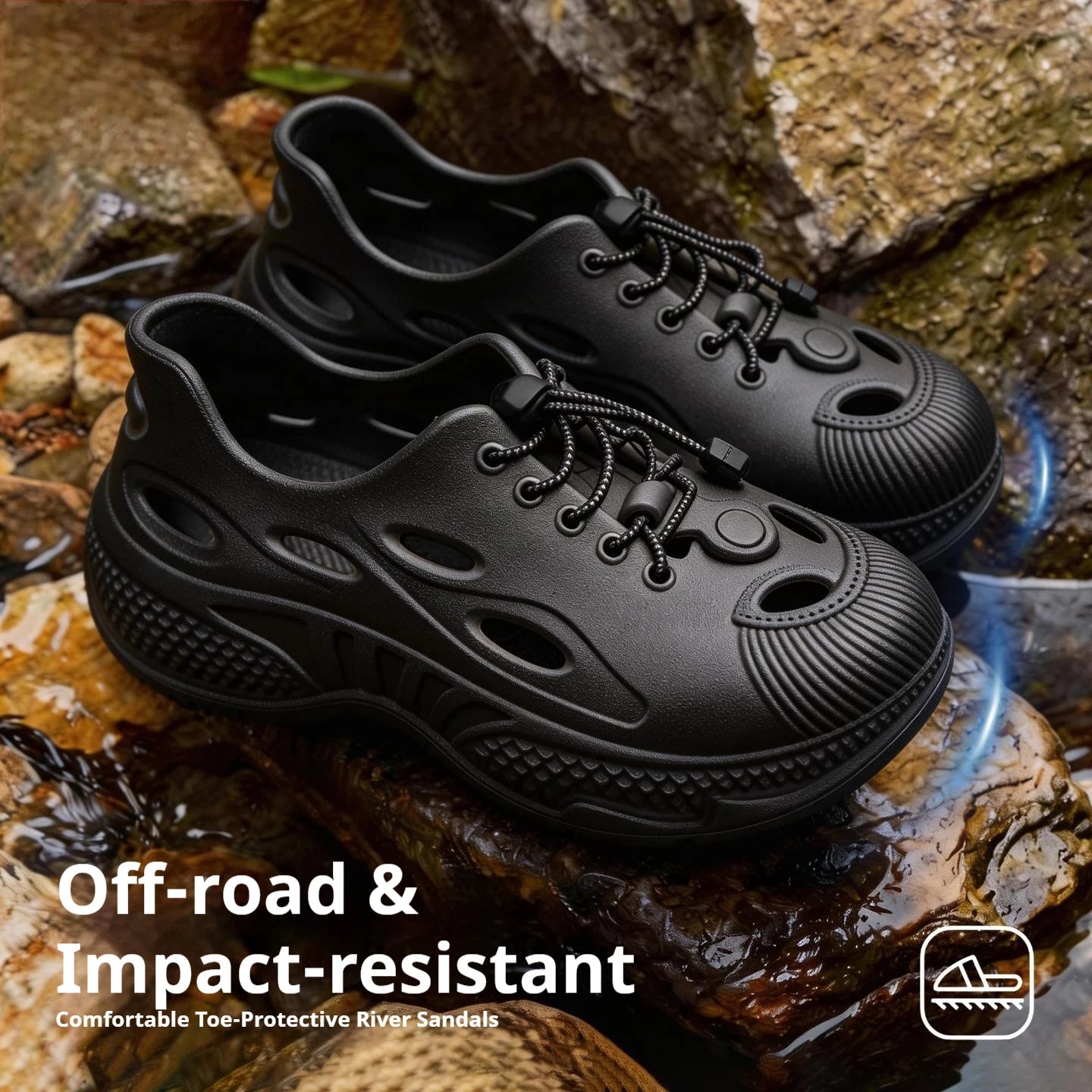 Men's Outdoor Sports Sandals, Lightweight, Non-Slip And Wear-Resistant, Suitable For Both Men And Women