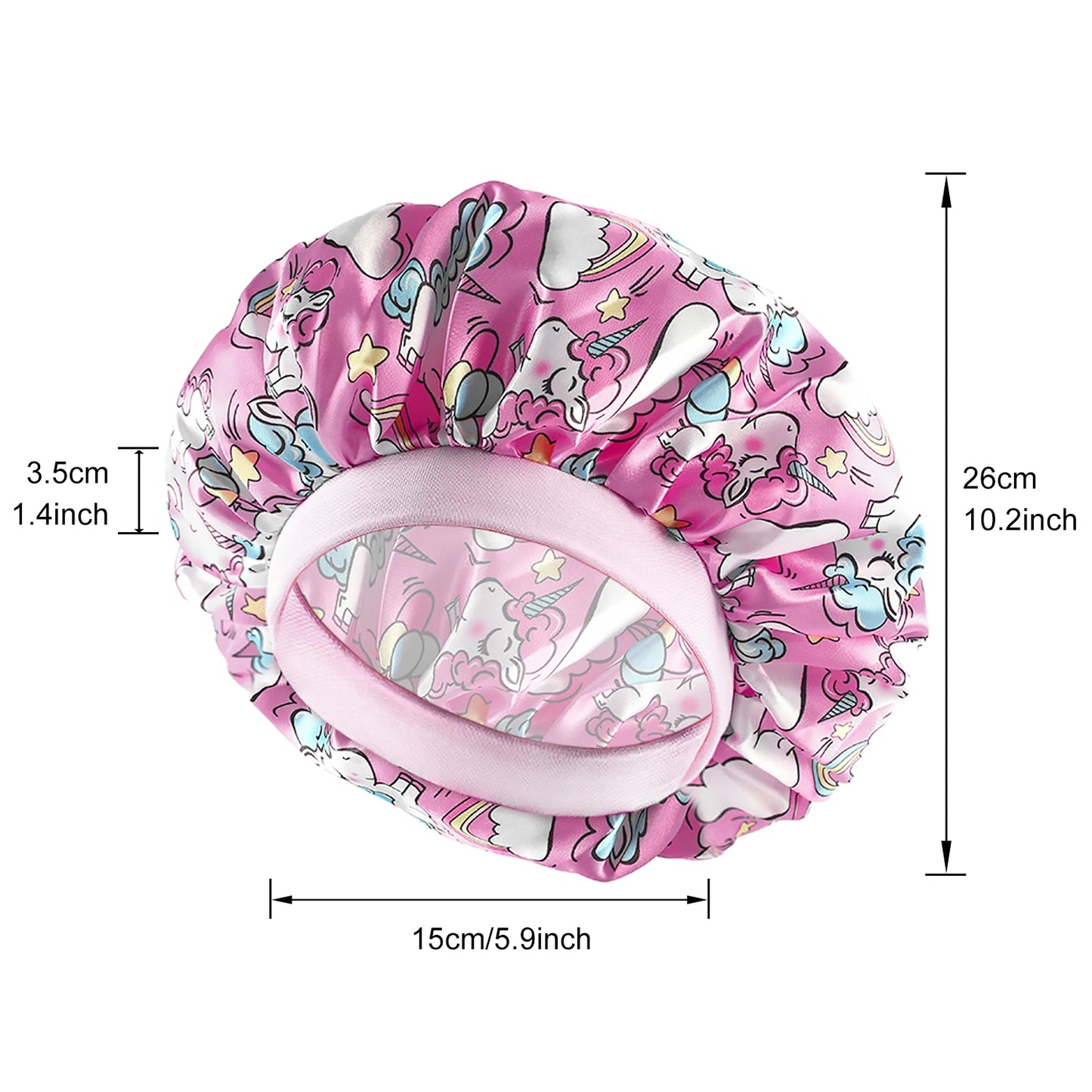 Fashion New African Children Adjustable Printing Ankara Satin Bonnet Sleep Cap Baby Kids Satin Bonnet Sleep Hat Silk Shower Cap