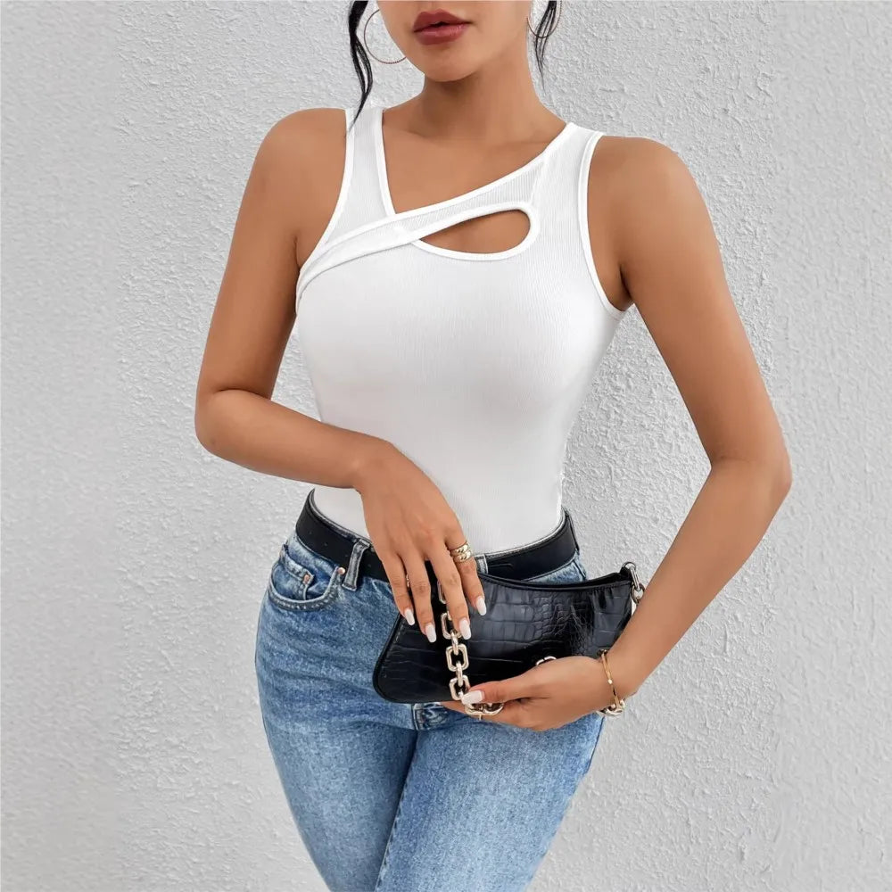 Trendy Sexy Irregular Vest Sleeveless Fashion Essential For Ladies