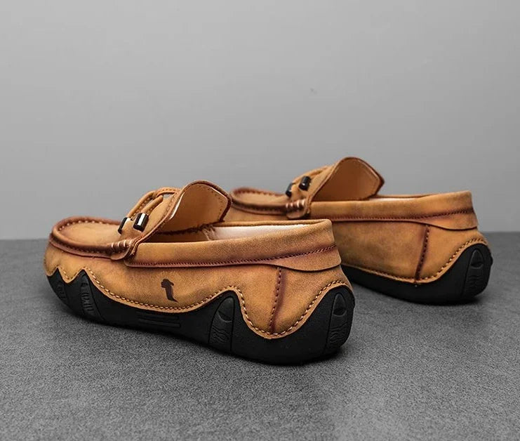 Man Casual Shoe Slip-on Loafers Leather Shoes for Men Retro Size 45 Common Designer Shipping Free Sale Luxury Elegant Low Price