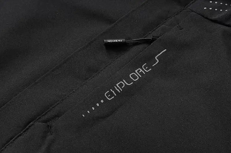 Men's Outdoor Waterproof Raincoat Lightweight Raincoat with Hood streetwear Hiking Windproof Jacket Climbing Outdoor Jackets