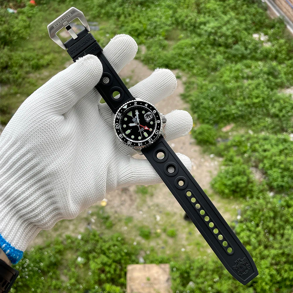 STEELDIVE Top Brand New Arrival SD1994 200M Waterproof Super Luminous Ceramic Bezel NH34 GMT Automatic Chronograph Dive Watches