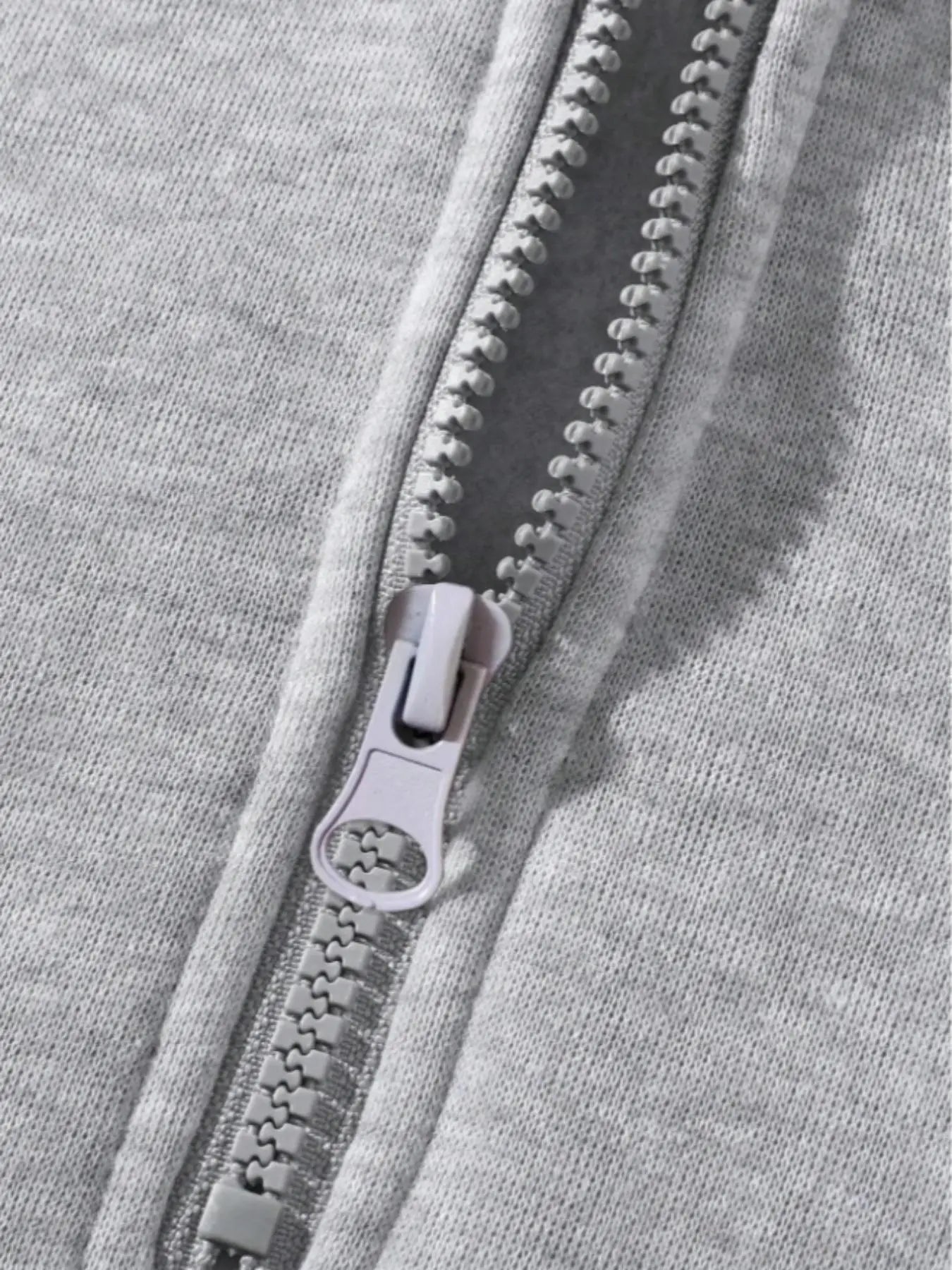 Men's solid color half zip hoodie, casual plain long sleeve pullover sweatshirt men's wear, autumn dress, autumn and winter wear