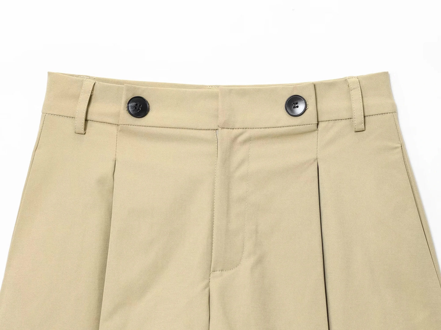 KONDALA Office Lady Khaki Suits Women Long Sleeve Sashes Button Trench Jakcets Wide Leg Button Shorts Fashion 2025 Autumn Suits