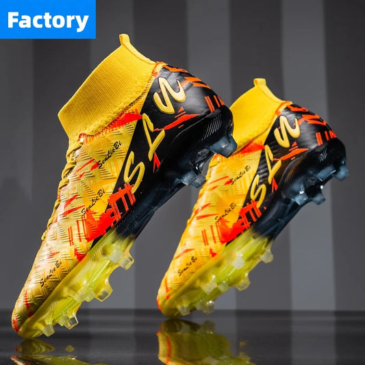 Professional Football Boots Men Soccer Shoes Society Football Cleats FG Lightweight Training Soccer Sneakers Outdoor Sports Shoe