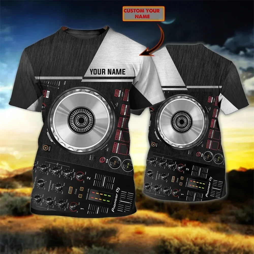 Men's African Kente Pattern T-Shirt Black Slim Fit Ethnic Casual Short Sleeve Fashion Top