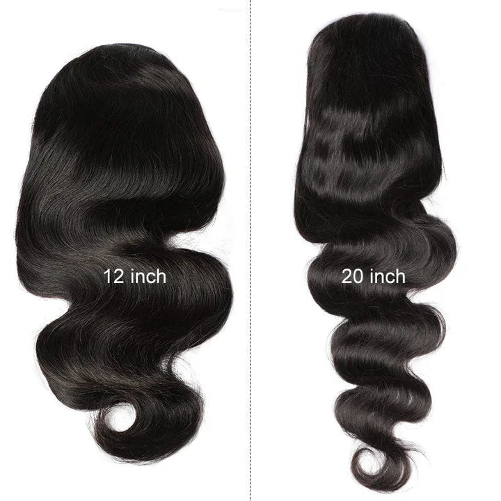 Bopdy Wave Ponytail Extension Drawstring Ponytail 100% Real Human Hair For Black Women Wavy Pony Tails Extensions 26 Inches