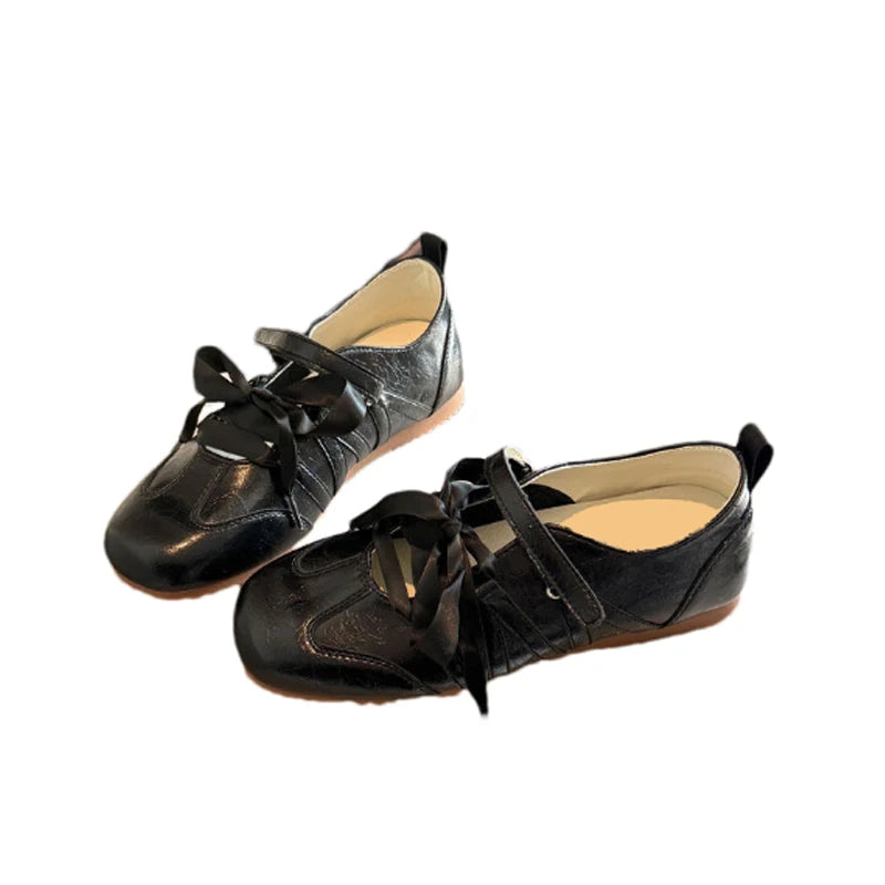 Flats Sport Shoes Running Walking Lace Up Shoes Woman Summer 2026 New Shallow Ballet Shoes Comfort Mujer Zapatos