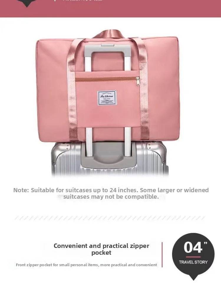 Large Capacity Casual Handbag for Men And Women Student Clothing Storage Bag Maternity Bag Travel Bag Polyester Material