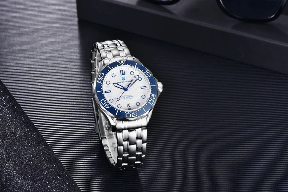 2026 New PAGANI DESIGN Gold Luxury Diving Mens Watches Automatic Watch For Men Mechanical Wristwatches AR Sapphire Ceramic Bezel