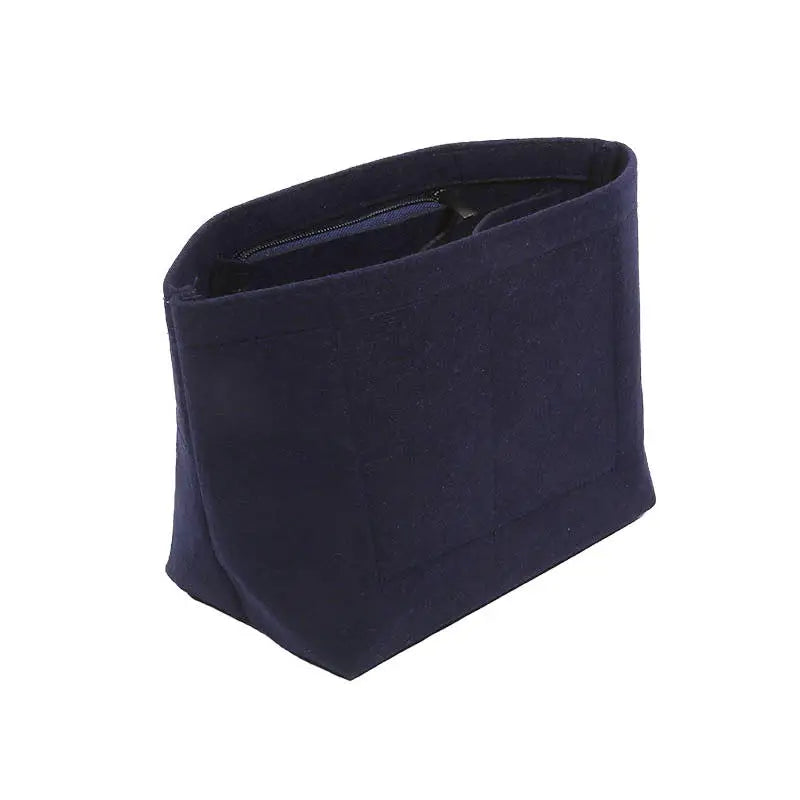Multi-Pocket Felt Insert Bag Organizer Makeup Organizers Liner Perfect for Women Handbags Bucket Bag Bag Accesories Cosmetic Bag
