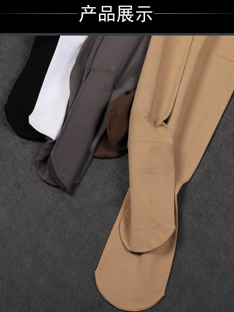 200D Autumn Winter Seamless Men Pantyhose Tights Male High Waist Elastic Stockings Sexy Leggings