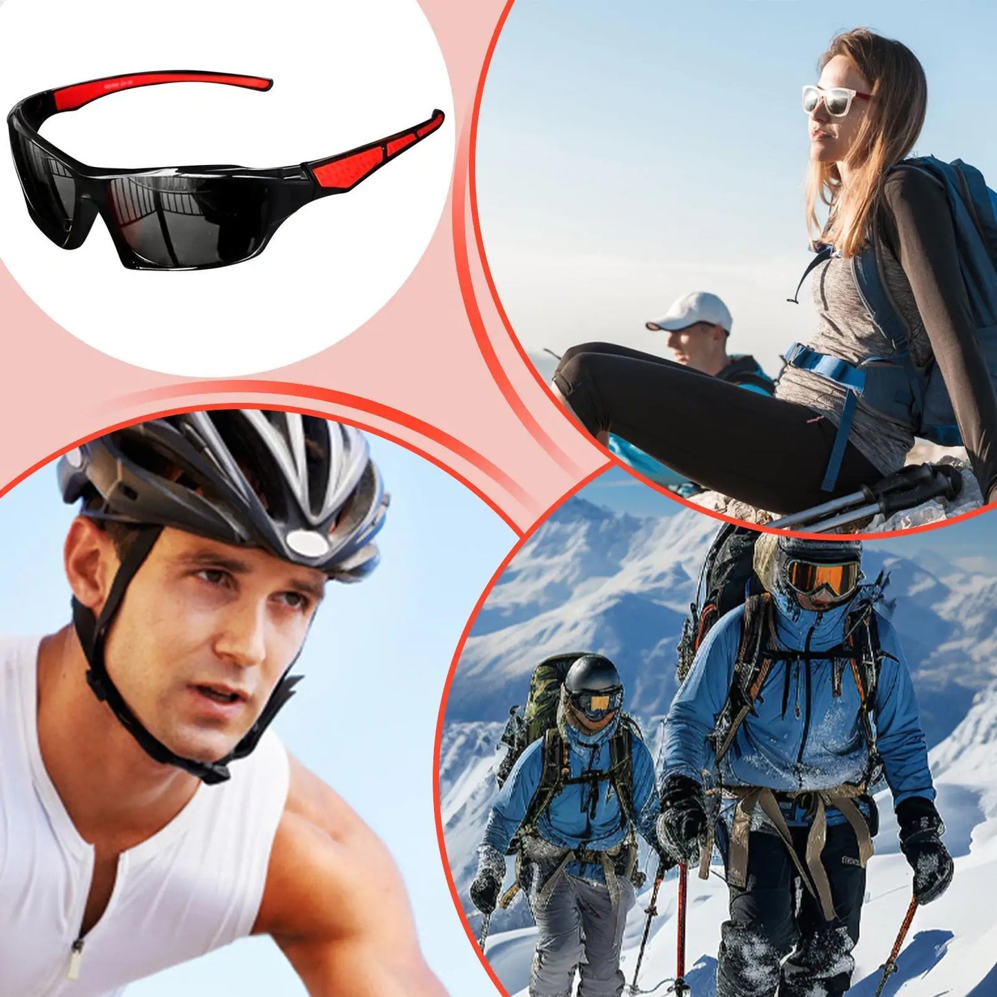 Fashion Sports Sunglasses Polarized UV Protection Personalizeds Glasses Frame Men's And Women's Eyewear Outdoor Cycling Sunglass