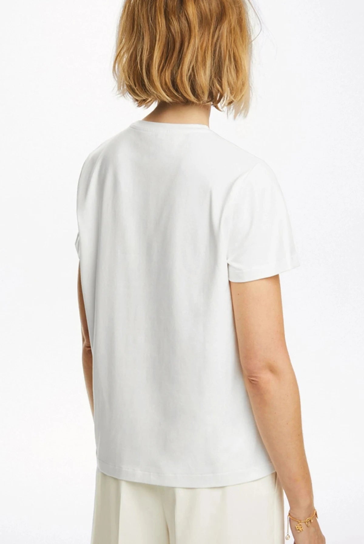 CHCH 2024 New Women's Summer T-shirt Short Sleeve Heavy Craft Embroidery T-shirt Women's Fashion Casual Women's Short Sleeve