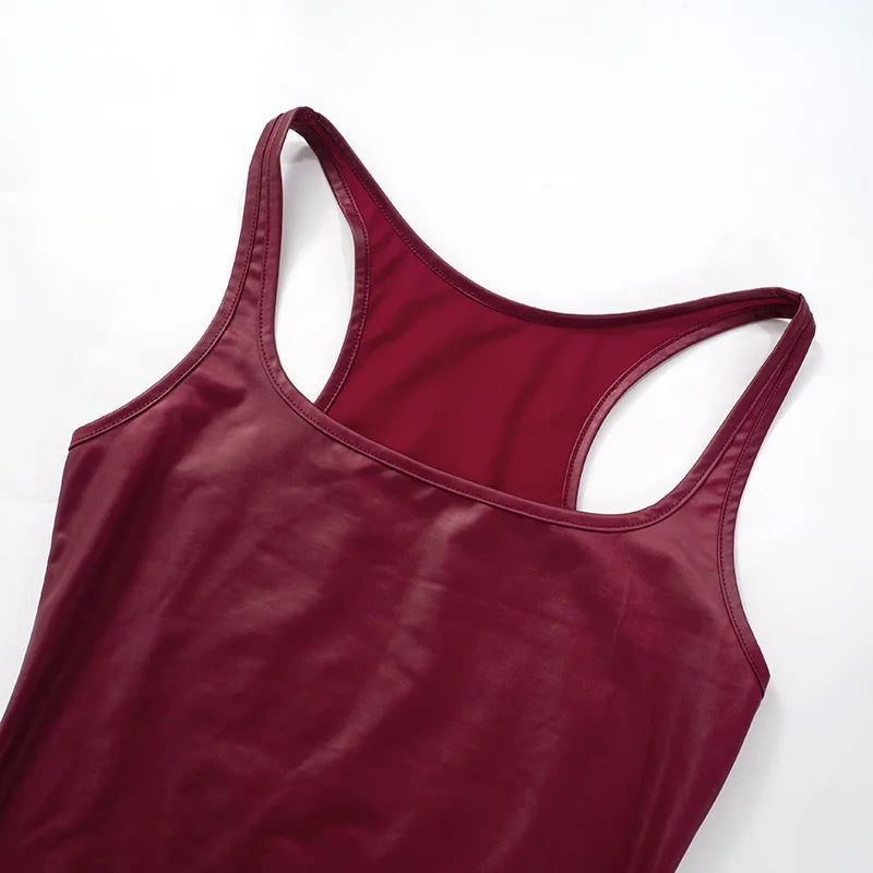 Women's Solid Square Collar Tank Top Sleeveless Y2K Korean Fashion Edgy Summer Ropa De Mujer Camison Verano