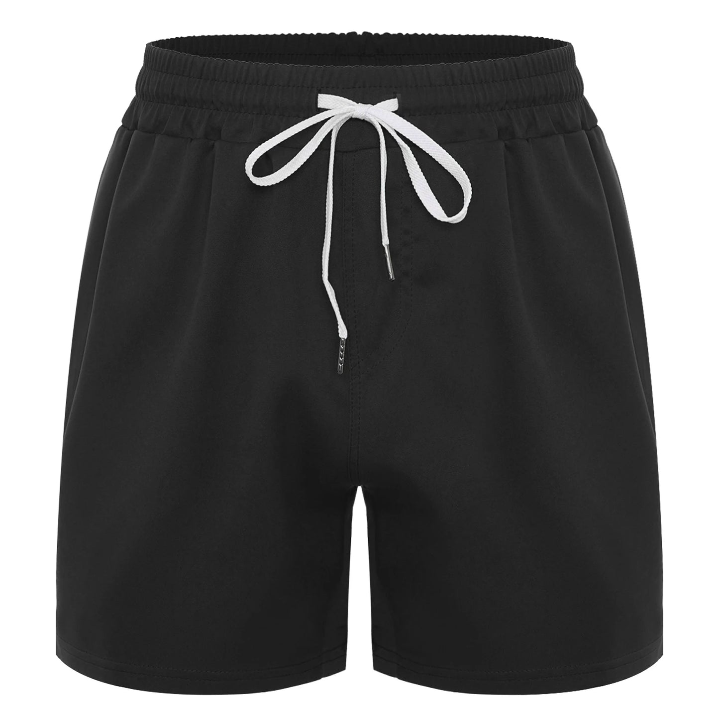 Mens Athletic Sports Shorts with Pocket Sides Invisible Zipper Quick-Drying Beach Shorts Workout Basketball Cycling Gym Fitness