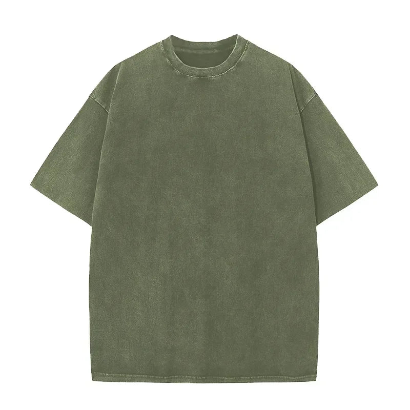 230GSM 100% Combed Cotton T Shirt for Women Men Washed T-Shirt Oversized Tshirt Casual Top Tee Shirt Luxury Male Clothing