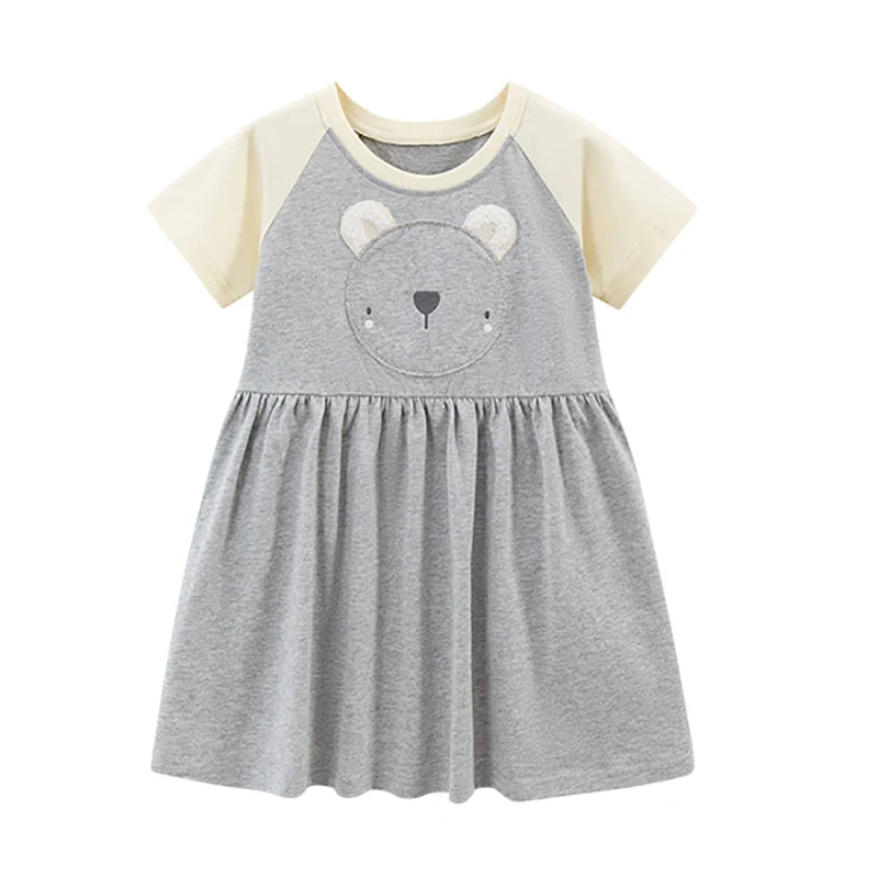Little maven Baby Girls Casual Clothes Little  Girls 2026 New Summer Dress Kids Elegant Party Dress Children's Clothing
