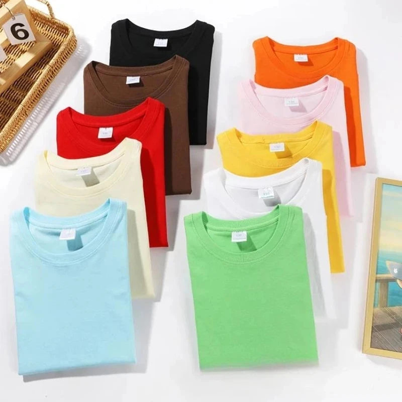 Summer Casual Kids T-shirt Breathable Cotton Jordan Print Short Sleeve Sport Tees Fashion Boy Girl Clothes