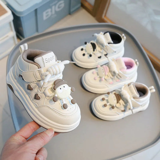 Kids Cartoon Casual Shoes Fashionable Children's Sneakers Boys and Girls Non-slip Sports Shoes Outdoor Non-slip Breathable Shoes
