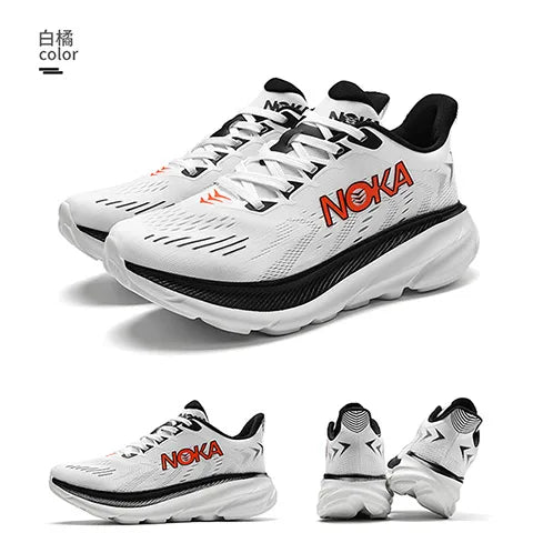 New men's casual sports shoes with shock absorption, breathable running shoes, anti slip and wear-resistant outdoor hiking shoes